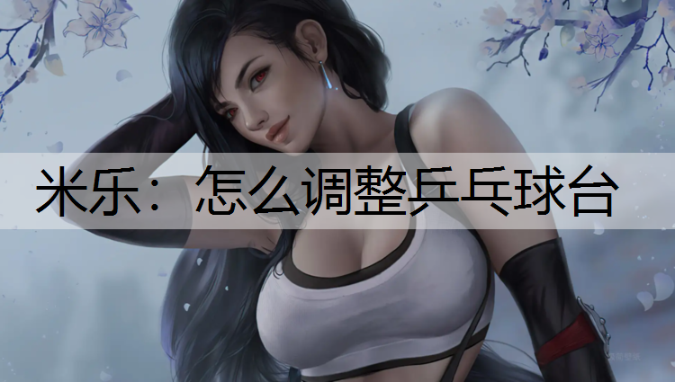 米樂：怎么調整乒乓球臺